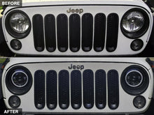 Load image into Gallery viewer, Raxiom 07-18 Jeep Wrangler JK LED Halo Headlights- Chrome Housing (Clear Lens) - Additional View 14