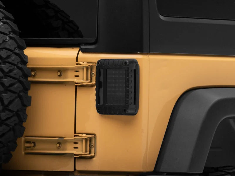 Raxiom 07-18 Jeep Wrangler JK LED Tail Lights- Black Housing (Smoked Lens) - Additional View 9