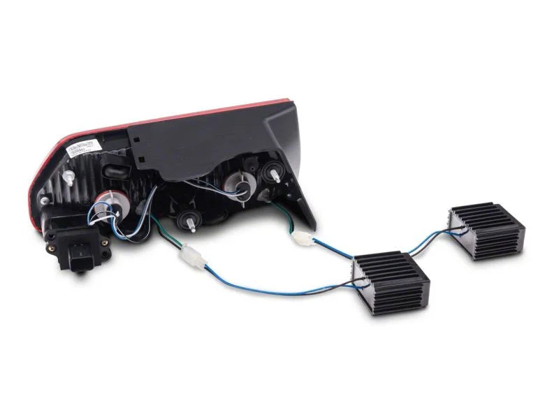 Raxiom 08-14 Dodge Challenger LED Tail Lights- Chrome Housing - Red/Clear Lens - Additional View 5