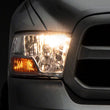 Load image into Gallery viewer, Raxiom 09-18 Dodge RAM 1500 Axial OEM Rep Headlights w/ Single Bulb- Chrome Housing (Clear Lens) - Main Product View
