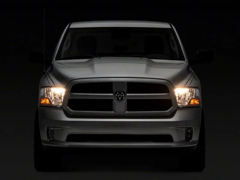 Raxiom 09-18 Dodge RAM 1500 Axial OEM Rep Headlights w/ Single Bulb- Chrome Housing (Clear Lens) - Additional View 6
