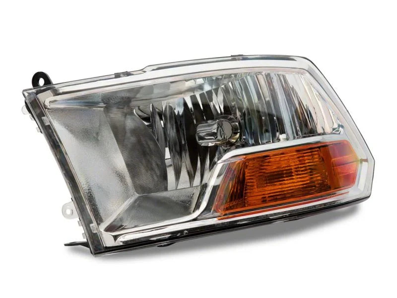 Raxiom 09-18 Dodge RAM 1500 Axial OEM Rep Headlights w/ Single Bulb- Chrome Housing (Clear Lens) - Additional View 14