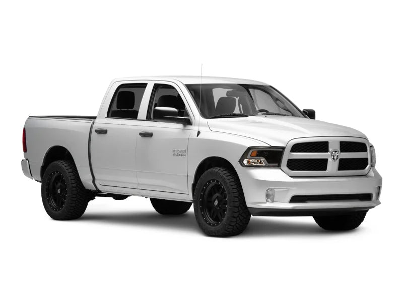 Raxiom 09-18 RAM 1500 LED Halo Projector Headlights- Black Housing (Clear Lens) - Installation View