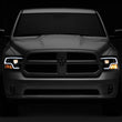 Load image into Gallery viewer, Raxiom 09-18 RAM 1500 LED Halo Projector Headlights- Black Housing (Clear Lens) - Additional View 7