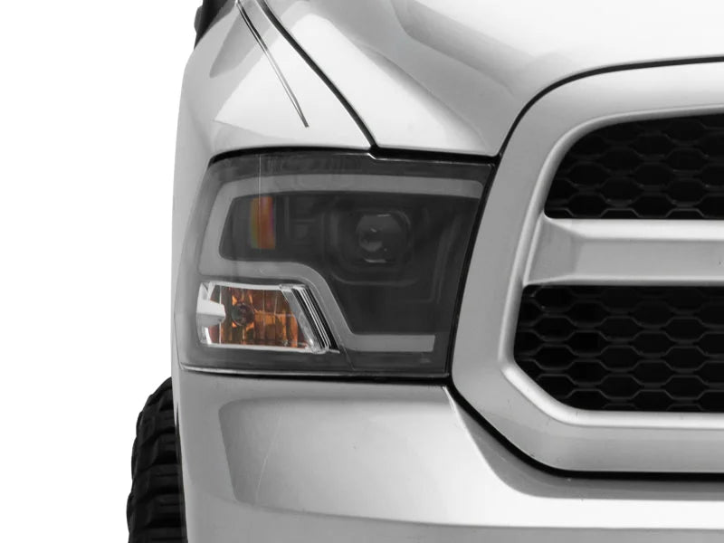 Raxiom 09-18 RAM 1500 LED Halo Projector Headlights- Black Housing (Clear Lens) - Additional View 11