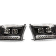 Load image into Gallery viewer, Raxiom 09-18 RAM 1500 LED Projector Headlights w/ Switchback Turn Signals- Blk Housing (Clear Lens) - Back View