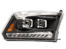Load image into Gallery viewer, Raxiom 09-18 RAM 1500 LED Projector Headlights w/ Switchback Turn Signals- Blk Housing (Clear Lens) - Additional View 10