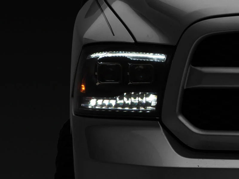 Raxiom 09-18 RAM 1500 LED Projector Headlights w/ Switchback Turn Signals- Blk Housing (Clear Lens) - Additional View 11