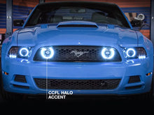 Load image into Gallery viewer, Raxiom 13-14 Ford Mustang GT CCFL Halo Fog Lights (Smoked) - Additional View 10