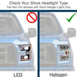 Load image into Gallery viewer, Raxiom 15-17 Ford F-150 G3 Projector Headlights w/ LED Accent- Blk Housing (Clear Lens) - Back View