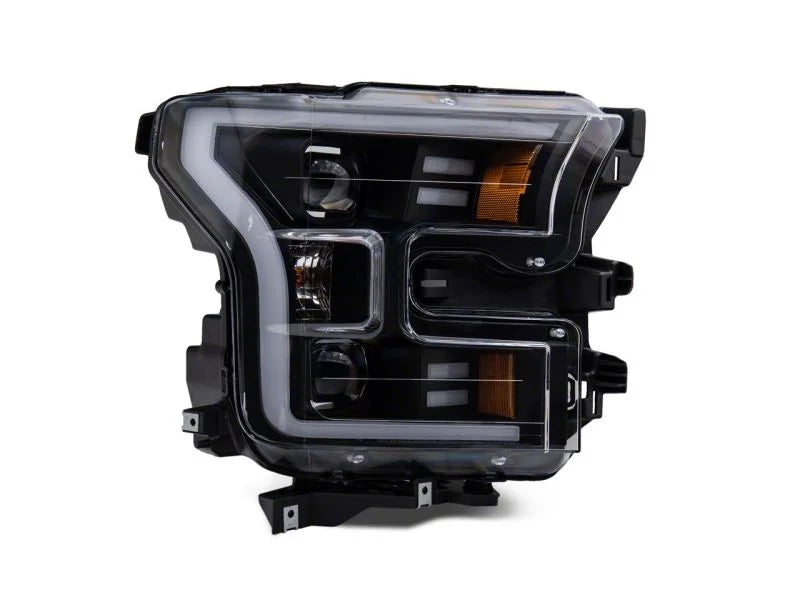 Raxiom 15-17 Ford F-150 G3 Projector Headlights w/ LED Accent- Blk Housing (Clear Lens) - Additional View 8