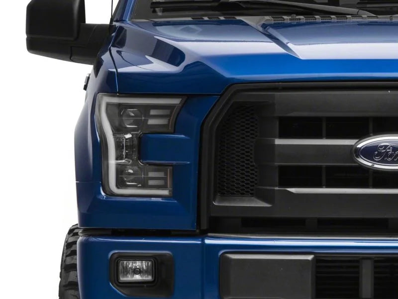 Raxiom 15-17 Ford F-150 G3 Projector Headlights w/ LED Accent- Blk Housing (Clear Lens) - Additional View 11