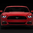 Load image into Gallery viewer, Raxiom 15-17 Ford Mustang Projector Headlights OEM HID Bulbs- Black Housing (Clear Lens) - Installation View