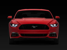 Load image into Gallery viewer, Raxiom 15-17 Ford Mustang Projector Headlights OEM HID Bulbs- Black Housing (Clear Lens) - Installation View