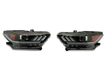 Load image into Gallery viewer, Raxiom 15-17 Ford Mustang Projector Headlights OEM HID Bulbs- Black Housing (Clear Lens) - Additional View 8