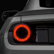 Load image into Gallery viewer, Raxiom 15-22 Ford Mustang Halo LED Tail Lights - Gloss Black Housing (Smoked Lens) - Side View