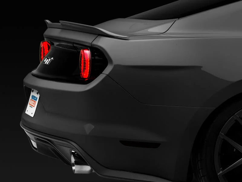 Raxiom 15-22 Ford Mustang Halo LED Tail Lights - Gloss Black Housing (Smoked Lens) - Additional View 16