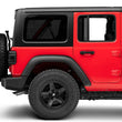 Load image into Gallery viewer, Raxiom 18-22 Jeep Wrangler JL Axial Series Plateau LED Tail Lights- Black Housing (Smoked Lens) - Installation View