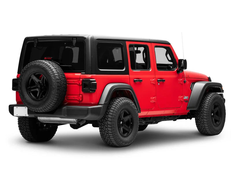 Raxiom 18-22 Jeep Wrangler JL Axial Series Plateau LED Tail Lights- Black Housing (Smoked Lens) - Additional View 7