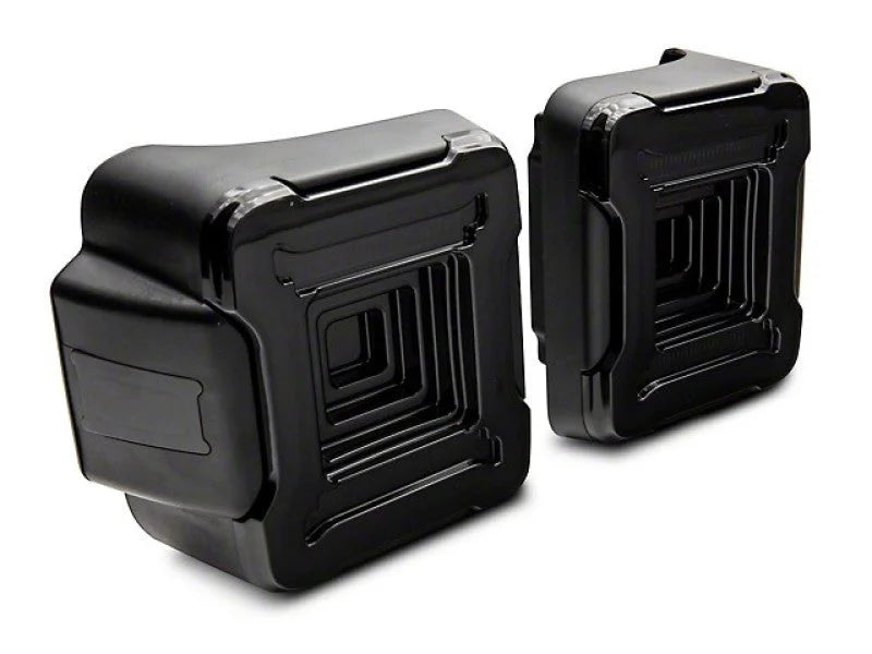 Raxiom 18-22 Jeep Wrangler JL Axial Series Plateau LED Tail Lights- Black Housing (Smoked Lens) - Additional View 13