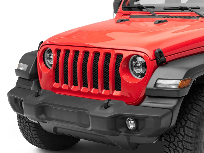 Raxiom 18-22 Jeep Wrangler JL/ JT 9-Inch LED Headlights w/ DRL and Halo- Black Housing (Clear Lens) - Additional View 5