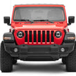 Load image into Gallery viewer, Raxiom 18-22 Jeep Wrangler JL/ JT 9-Inch LED Headlights w/ DRL and Halo- Black Housing (Clear Lens) - Additional View 7