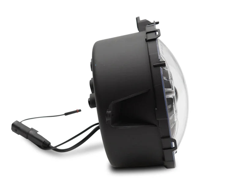 Raxiom 18-22 Jeep Wrangler JL/ JT 9-Inch LED Headlights w/ DRL and Halo- Black Housing (Clear Lens) - Additional View 11