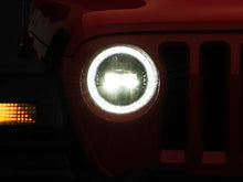 Load image into Gallery viewer, Raxiom 18-22 Jeep Wrangler JL/JT Axial Series LED Headlights- Black Housing (Clear Lens) - Main Product View