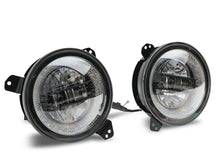 Load image into Gallery viewer, Raxiom 18-22 Jeep Wrangler JL/JT Axial Series LED Headlights- Black Housing (Clear Lens) - Additional View 7