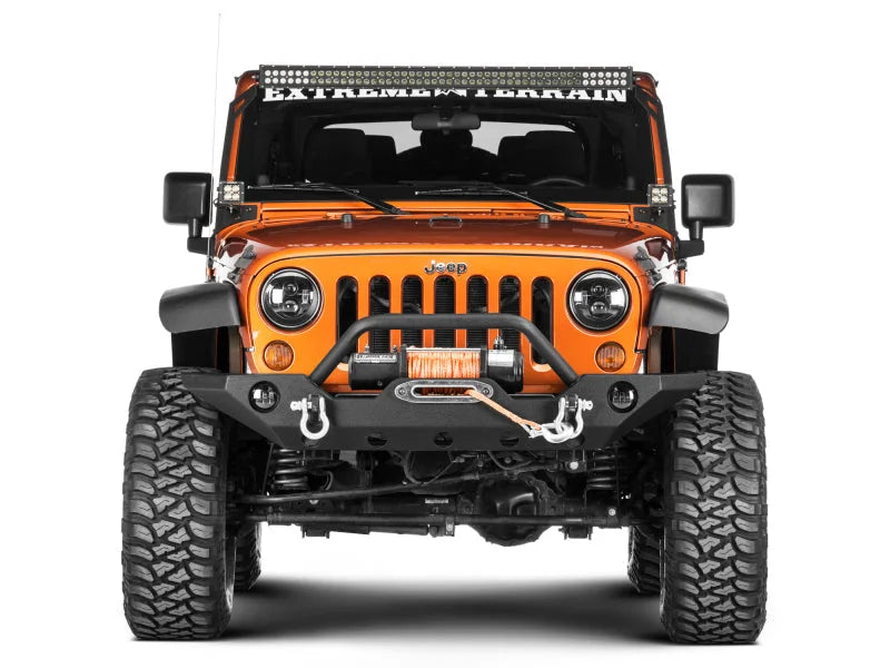 Raxiom 50-Inch LED Light Bar Windshield Mount w/ Auxiliary Bracket fits 2007-2018 Jeep Wrangler / Wrangler JK - Additional...