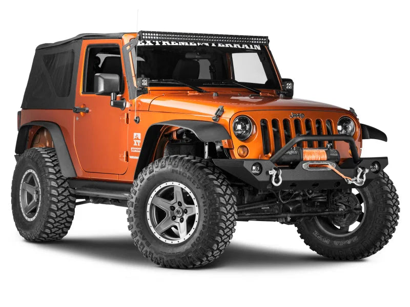 Raxiom 50-Inch LED Light Bar Windshield Mount w/ Auxiliary Bracket fits 2007-2018 Jeep Wrangler / Wrangler JK - Additional...