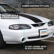 Load image into Gallery viewer, Raxiom 94-98 Mustang Axial Series Cobra Style Headlights- Black Housing (Clear Lens) - Additional View 10