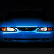 Load image into Gallery viewer, Raxiom 94-98 Mustang Axial Series Cobra Style Headlights- Black Housing (Clear Lens) - Additional View 13