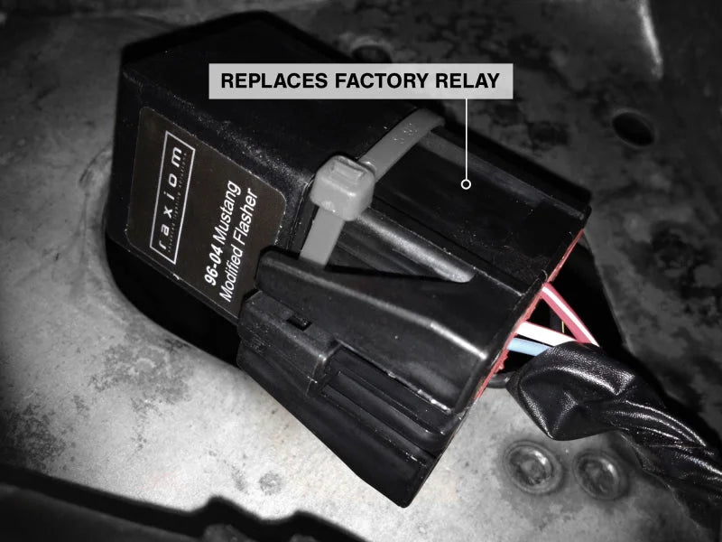 Raxiom 96-04 Ford Mustang Excluding 99-01 Cobra Modified Turn Signal Flasher V1 - Additional View 5