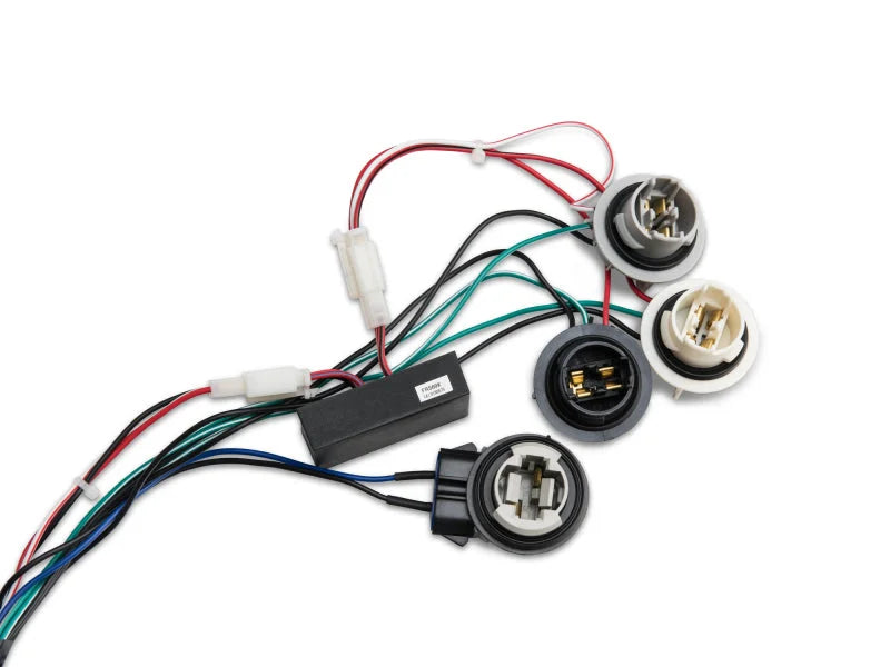 Raxiom 96-04 Ford Mustang Excluding 99-01 Cobra Sequential Tail Light Kit (Plug-and-Play Harness) - Back View