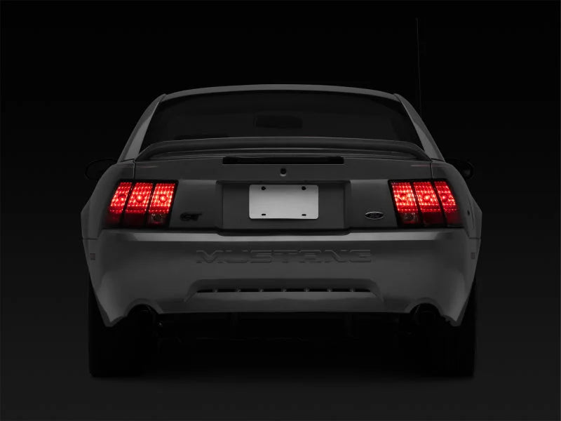 Raxiom 96-04 Ford Mustang Excluding 99-01 Cobra Sequential Tail Light Kit (Plug-and-Play Harness) - Installation View