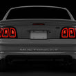 Load image into Gallery viewer, Raxiom 96-98 Ford Mustang Icon LED Tail Lights- Black Housing (Smoked Lens) - Back View