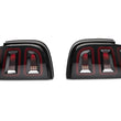 Load image into Gallery viewer, Raxiom 96-98 Ford Mustang Icon LED Tail Lights- Black Housing (Smoked Lens) - Additional View 7
