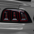 Load image into Gallery viewer, Raxiom 96-98 Ford Mustang Icon LED Tail Lights- Black Housing (Smoked Lens) - Additional View 9
