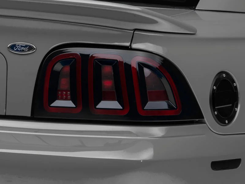 Raxiom 96-98 Ford Mustang Icon LED Tail Lights- Black Housing (Smoked Lens) - Additional View 9