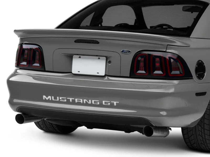 Raxiom 96-98 Ford Mustang Icon LED Tail Lights- Black Housing (Smoked Lens) - Additional View 10