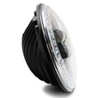 Load image into Gallery viewer, Raxiom 97-18 Jeep Wrangler TJ/JK 7-Inch LED Headlights w/ Halos- Black Housing (Clear Lens) - Installation View