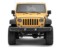 Load image into Gallery viewer, Raxiom 97-18 Jeep Wrangler TJ/JK 7-Inch LED Headlights w/ Halos- Black Housing (Clear Lens) - Additional View 5