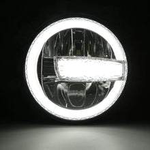 Load image into Gallery viewer, Raxiom 97-18 Jeep Wrangler TJ/JK 7-Inch LED Headlights w/ Halos- Black Housing (Clear Lens) - Additional View 7