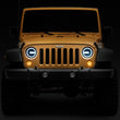 Load image into Gallery viewer, Raxiom 97-18 Jeep Wrangler TJ/JK 7-Inch LED Headlights w/ Halos- Black Housing (Clear Lens) - Additional View 9