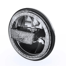 Load image into Gallery viewer, Raxiom 97-18 Jeep Wrangler TJ/JK 7-Inch LED Headlights w/ Halos- Black Housing (Clear Lens) - Additional View 11