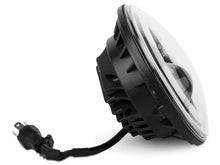 Load image into Gallery viewer, Raxiom 97-18 Jeep Wrangler TJ/JK Axial Halo Headlights w/ DRL Amber Signals- Blk Hsng (Clear Lens) - Additional View 5