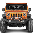 Load image into Gallery viewer, Raxiom 97-18 Jeep Wrangler TJ/JK Axial Halo Headlights w/ DRL Amber Signals- Blk Hsng (Clear Lens) - Additional View 6