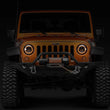 Load image into Gallery viewer, Raxiom 97-18 Jeep Wrangler TJ/JK Axial Halo Headlights w/ DRL Amber Signals- Blk Hsng (Clear Lens) - Additional View 7