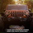Load image into Gallery viewer, Raxiom 97-18 Jeep Wrangler TJ/JK Axial Halo Headlights w/ DRL Amber Signals- Blk Hsng (Clear Lens) - Additional View 9